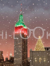 Holiday Christmas Theme Cleaning Cloth, City Lights Holiday Christmas Theme Cleaning Cloth, City Lights