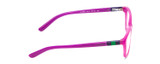 Side View of Vogue KIDS VO2967 Designer Blue Light Blocking Eyeglasses in Pink Crystal Purple Green Blue Ladies Square Full Rim Acetate 45 mm