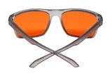 Medspex Sleep Glasses with Dark Orange Blue Light Blocking Lenses | Matte Crystal Black Grey | Unisex Sleep Eyewear for Evening Screen Time | LED Light Protection Glasses|Lightweight Rectangular Frame image 2