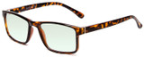 Medspex L2007 Photochromic Transition Glasses Tortoise Havana/Teal Green Therapeutic Color Therapy Blue Light Sensitivity image 2