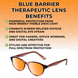 Medspex Corinne McCormack Polly Light Orange Color Therapy Reading Glasses image 2
