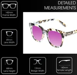 Medspex R785 Shiny Blue Quartz/Brown Black Passion Purple Color Therapy Reading Glasses