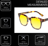 Medspex R785 Tortoise Havana Brown Gold Gold Yellow Color Therapy Reading Glasses