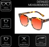 Medspex R785 Tortoise Havana Brown Gold Amber Orange Color Therapy Reading Glasses