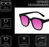 Medspex R785 Gloss Black Passion Purple Color Therapy Reading Glasses