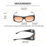 Medspex Fl013 Matte Black FL-41 Rose Color Therapy Reading Glasses