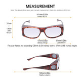 Medspex Fl012 Amber Brown Tortoise Havana Crystal (Fl012) Violet Color Therapy Reading Glasses