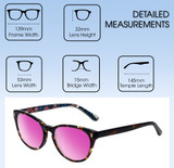 Medspex Adel-AVT Violet Purple Passion Purple Color Therapy Reading Glasses