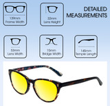 Medspex Adel-AVT Violet Purple Gold Yellow Color Therapy Reading Glasses