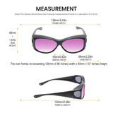 Medspex Fl011 Matte Black Passion Purple Color Therapy Reading Glasses