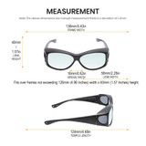 Medspex Fl011 Matte Black (Fl011) Blue Color Therapy Reading Glasses
