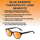 Medspex Adel-AVT Light Orange Color Therapy Reading Glasses image 2