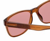 Medspex Avery Brown Crystal FL-41 Pink Color Therapy Reading Glasses