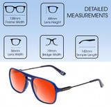 Medspex Prive Revaux The 3.0.5 Blue Amber Orange Color Therapy Reading Glasses