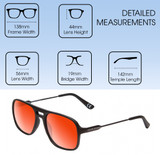 Medspex Prive Revaux The 3.0.5 Black Amber Orange Color Therapy Reading Glasses