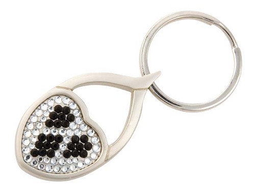 Speert Heart Shaped Crystal Key Chain