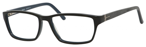 Esquire Designer Eyeglasses EQ1501 in Black/Blue-55mm Blue Light Filter + A/R Le