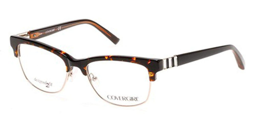 Cover Girl Designer Blue Light Blocking Reading Glasses CG0461-052 Tortoise 53mm