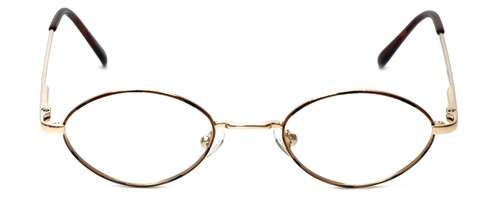 Flex Collection Blue Light Blocking Reading Glasses FL-65 Gold-Demi-Brown 44mm N