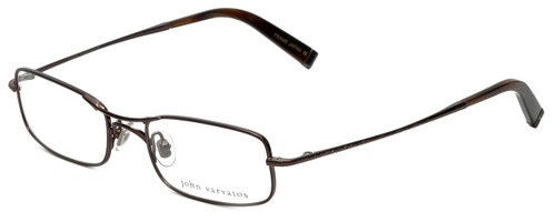 John Varvatos Designer Blue Light Blocking Reading Glasses V105 in Brown 51mm Ne