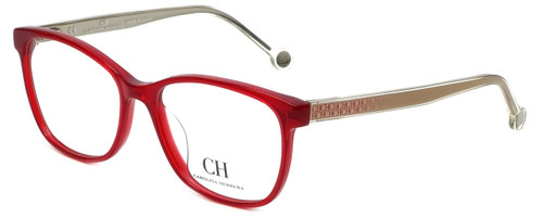 Carolina Herrera Blue Light Blocking Glasses VHE676K-0849 in Shiny Opal Red 54mm