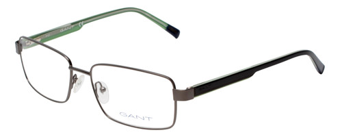 Gant Blue Light Blocking Reading Glasses in Gunmetal/Black Green GA3102 009 58mm