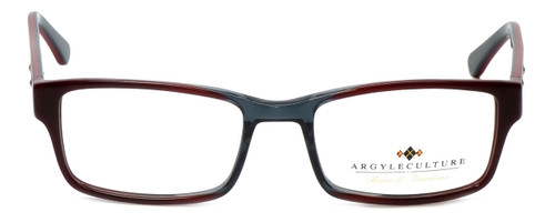 Argyleculture Designer Progressive Blue Light Blocking Glasses Mobley Grey-Red