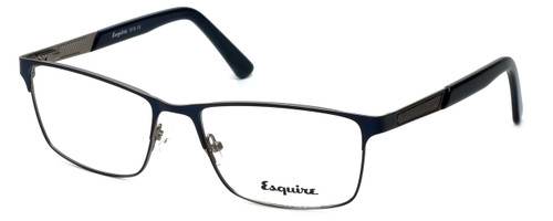 Profile View of Esquire Designer Blue Light Block Glasses EQ1516 Navy 57mm Mens Rectangle 57mm