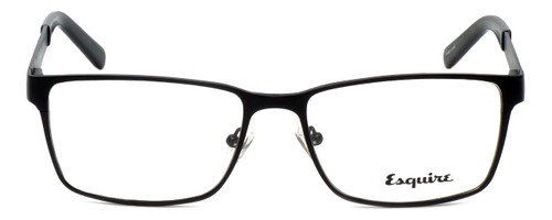 Front View of Esquire Designer Blue Light Blocking Glasses EQ8650 in Black 57mm Square 57mm
