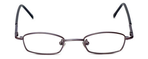 Front View of FlexPlus Collection Designer Blue Light Blocking Glasses Model 109 Purple 41mm