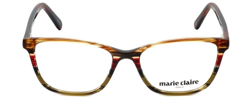 Front View of Marie Claire Designer Blue Light Blocking Glasses MC6245-APS Apple Stripe 52mm