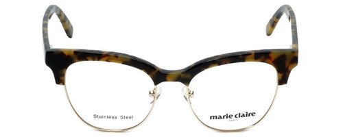 Front View of Marie Claire Designer Blue Light Block Glasses MC6247-ATO Antique Tortoise 51mm