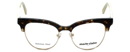 Front View of Marie Claire Designer Blue Light Blocking Glasses MC6247-TCR Tortoise Cream 51mm