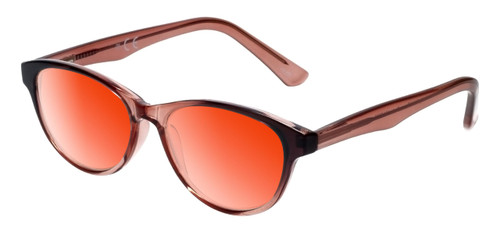 Medspex Corinne McCormack Polly Amber Orange Color Therapy Reading Glasses