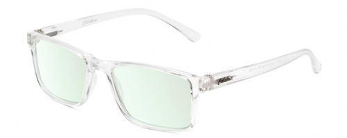 Medspex L2007-C3 Clear Crystal Teal Color Therapy Reading Glasses