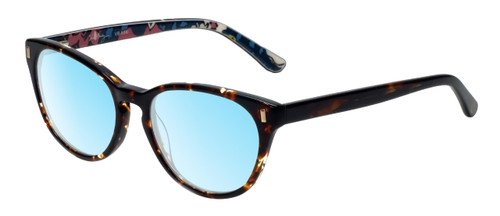 Medspex Adel-AVT Violet Purple Baby Blue Color Therapy Reading Glasses