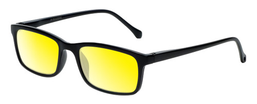 Medspex 105 Black Gold Yellow Color Therapy Reading Glasses