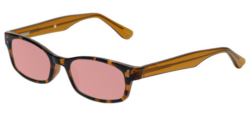 Medspex Corinne McCormack Channing Tortoise Havana Brown Gold Amber FL-41 Rose Color Therapy Reading Glasses