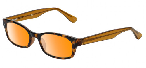 Medspex Corinne McCormack Channing Tortoise Havana Brown Gold Amber Light Orange Color Therapy Reading Glasses