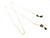 Calabria M-723 Gold Metal Eyeglass Necklace Retainer 29" Inch Durable Sm&La.Loop