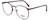 Liberty Optical Reading Glasses LA-4C-7 in Antique Red with Blue Light Filter +