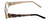 Side View of Calabria Designer Eyeglasses 815 Ebony w/ Blue Light Filter + A/R Lenses