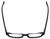 Calabria Designer Reading Glasses 820 in Black with Blue Light Filter + A/R Lens