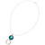 Calabria Sun/EyeGlass Necklace Skissa Murano Glass Disc