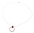 Calabria Sun/EyeGlass Necklace EU Circular Pendant Swarovski Crystals