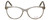 Front View of Vivid Designer Reading Eyeglasses 75 in Clear/Blue Light Filter + A/R Lenses