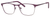 Profile View of Ernest Hemingway Blue Light Filter A/R Lenses H4818 Reading Glasses Purple/Gunme