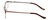 Side View of Silver Dollar Designer Blue Light Block Reading Glasses Cashmere 459 Blush 52mm
