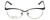 Front View of Silver Dollar Designer Blue Light Block Reading Glasses Cashmere 459 Caviar 52mm