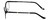 Side View of Silver Dollar Designer Blue Light Block Reading Glasses Cashmere 459 Caviar 52mm